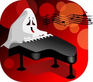 spooky piano music